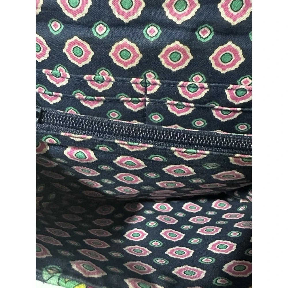 Vera Bradley Mini Turn Lock Crossbody PETAL PAISLEY Pink Floral Travel Bag Purse